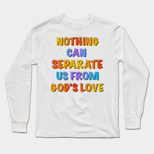 Romans 8:39 - Bernier White Long Sleeve T-Shirt